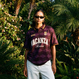 Camisa ON VACATION Unisex Vacanza Burgundy
