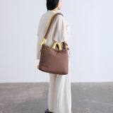 Bolso Mochila ÖLEND Ona Soft Bag Chocolate + Lime