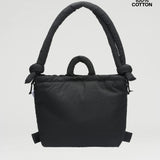 ÖLEND Ona Cotton Soft Bag Black Backpack Bag 