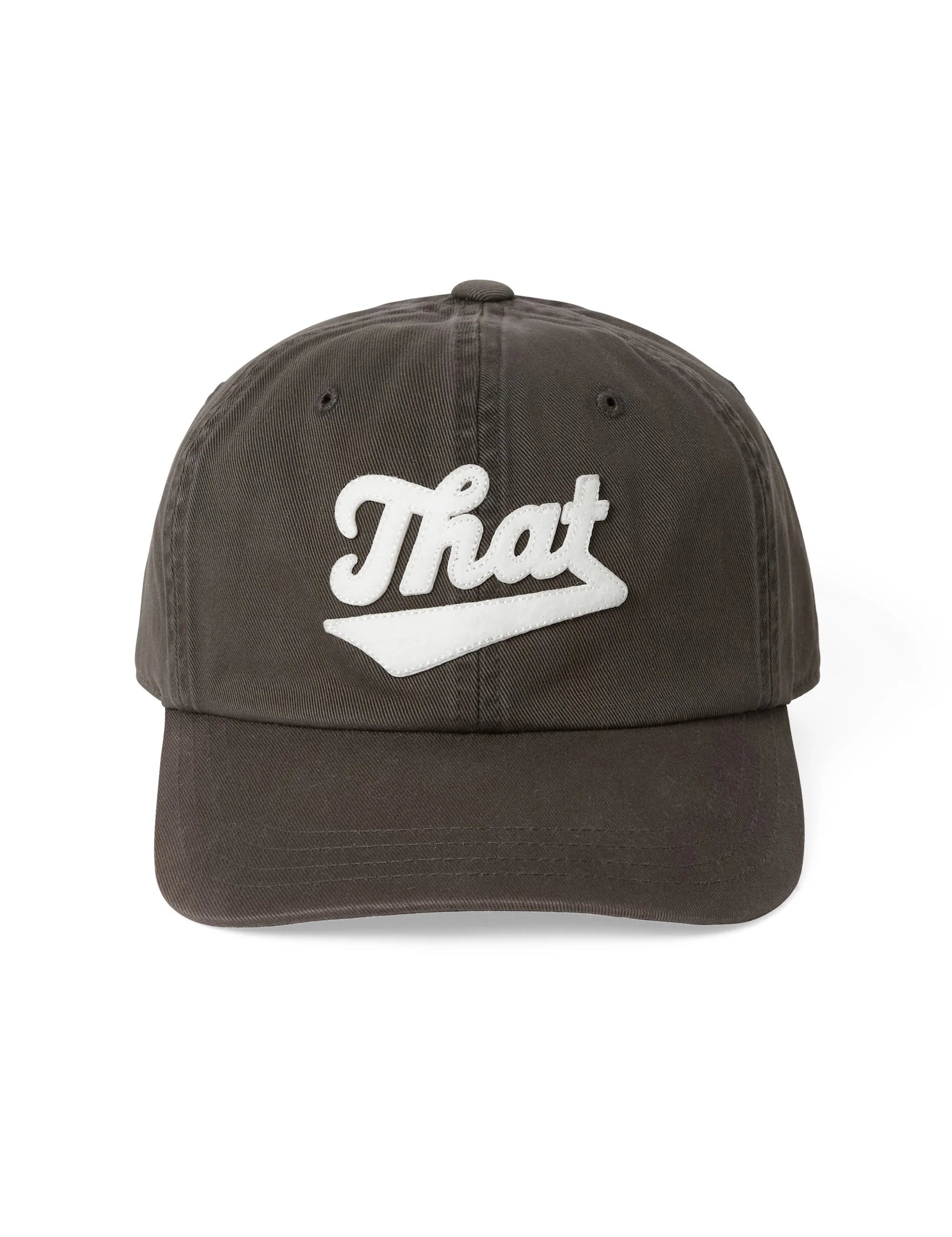 Gorra THISISNEVERTHAT™ Overdyed That Applique Washed Black