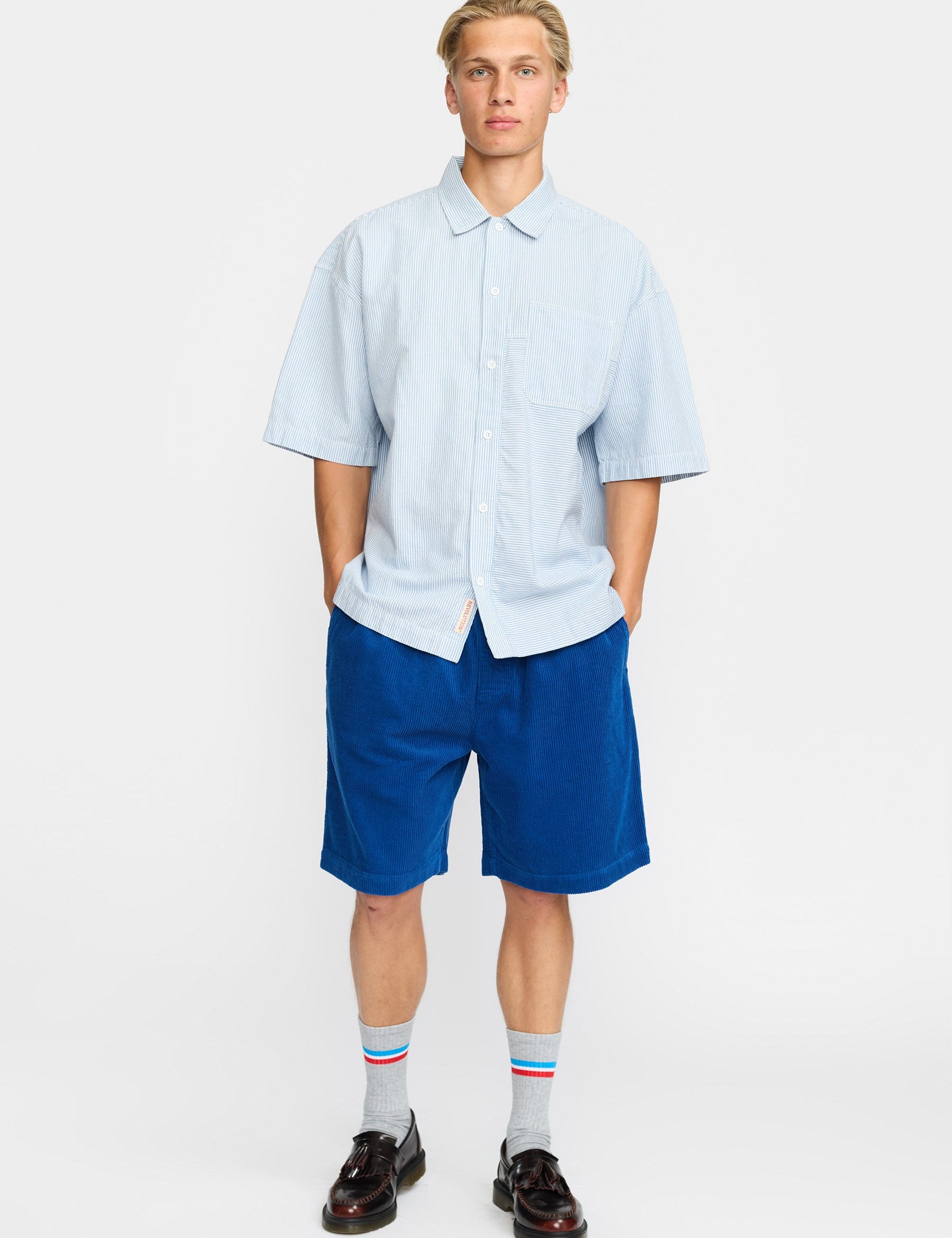 Camisa REVOLUTION Oversize 3235 Blue