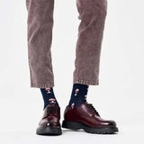 HAPPY SOCKS Marineblaue Socken mit Weinglas