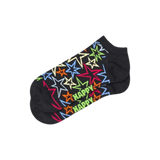 HAPPY SOCKS Low Black Mega Star Socks