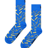 HAPPY SOCKS Blaue Pasta-Socken