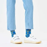 HAPPY SOCKS Blaue Pasta-Socken