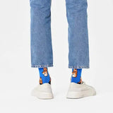 HAPPY SOCKS Blaue Fuchssocken