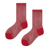 Calcetines HAPPY SOCKS Sheer 1/2 Crew Red