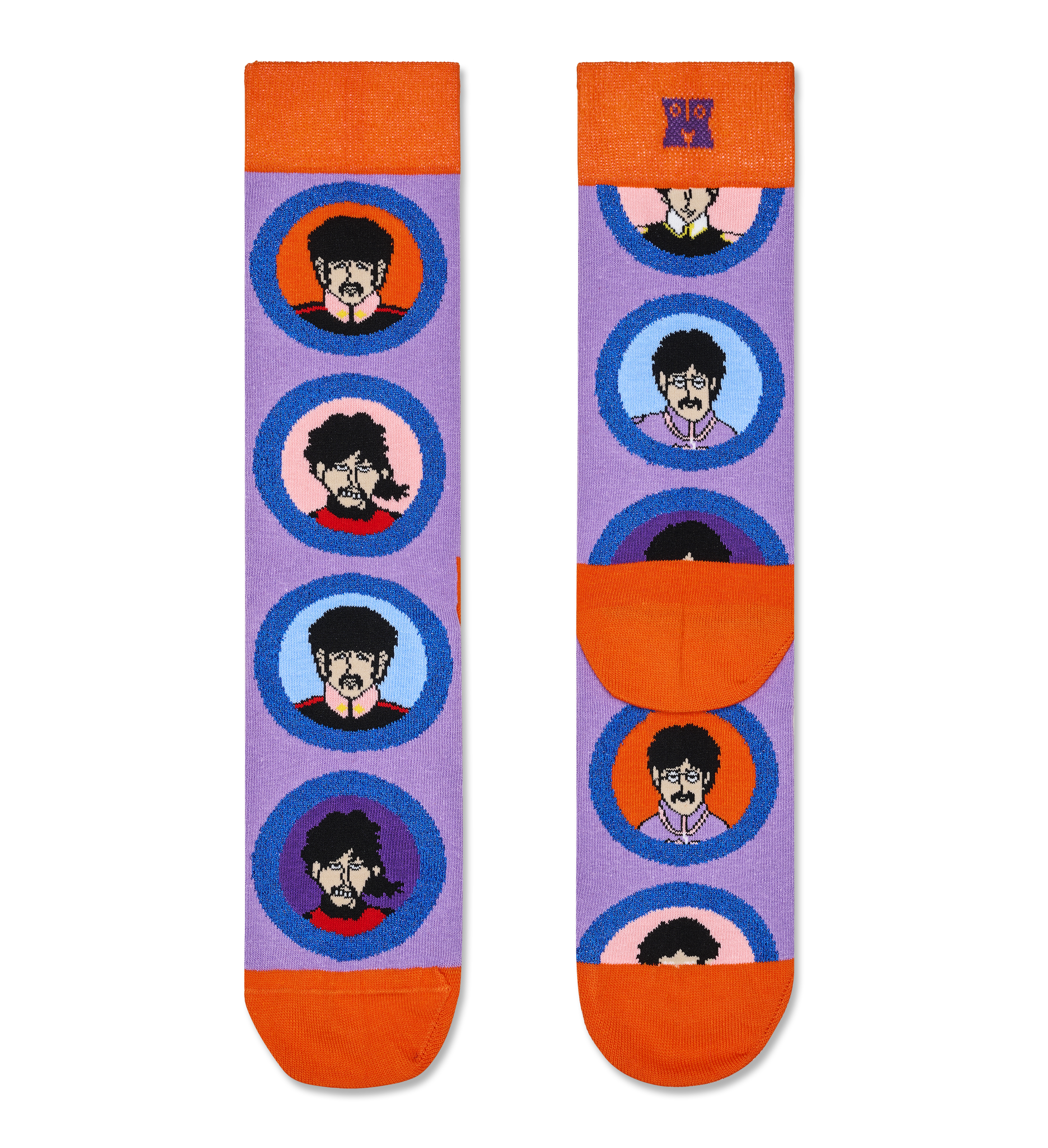 Calcetines HAPPY SOCKS The Beatles The Band Sock - Morado - Alternative_Flat_Image