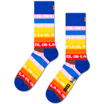 Calcetines HAPPY SOCKS The Beatles Ob-La-Stripe Sock - Azul - Flat_Image