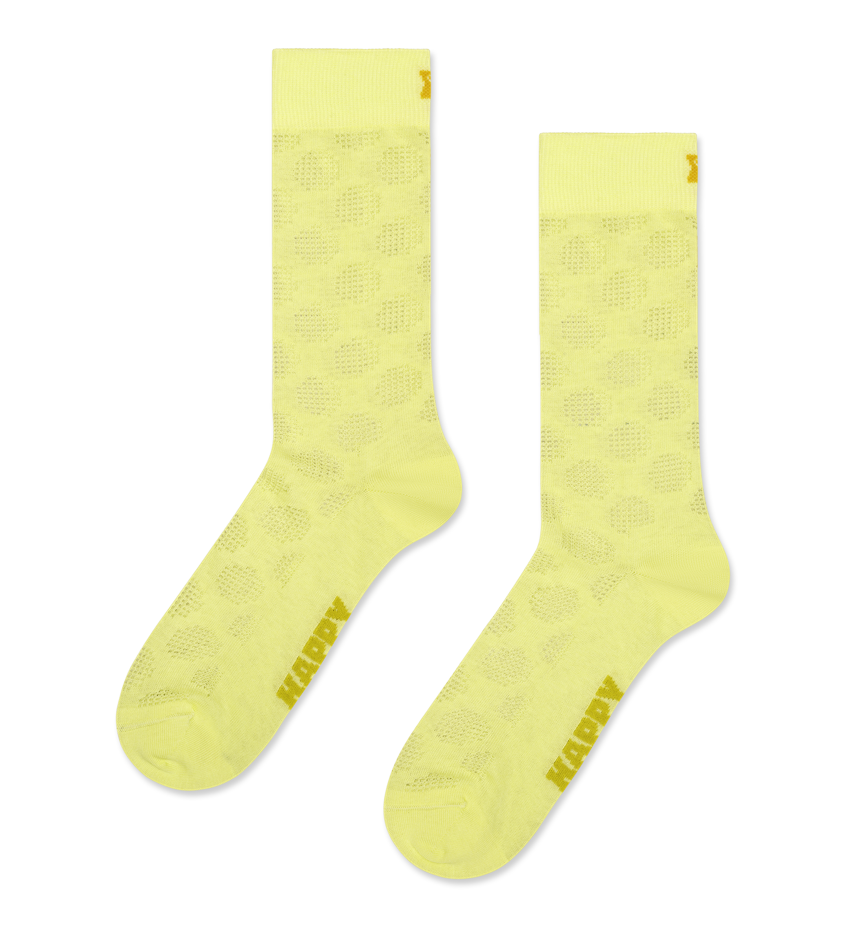 Calcetines HAPPY SOCKS Big Dot Sock - Amarillo - Flat_Image