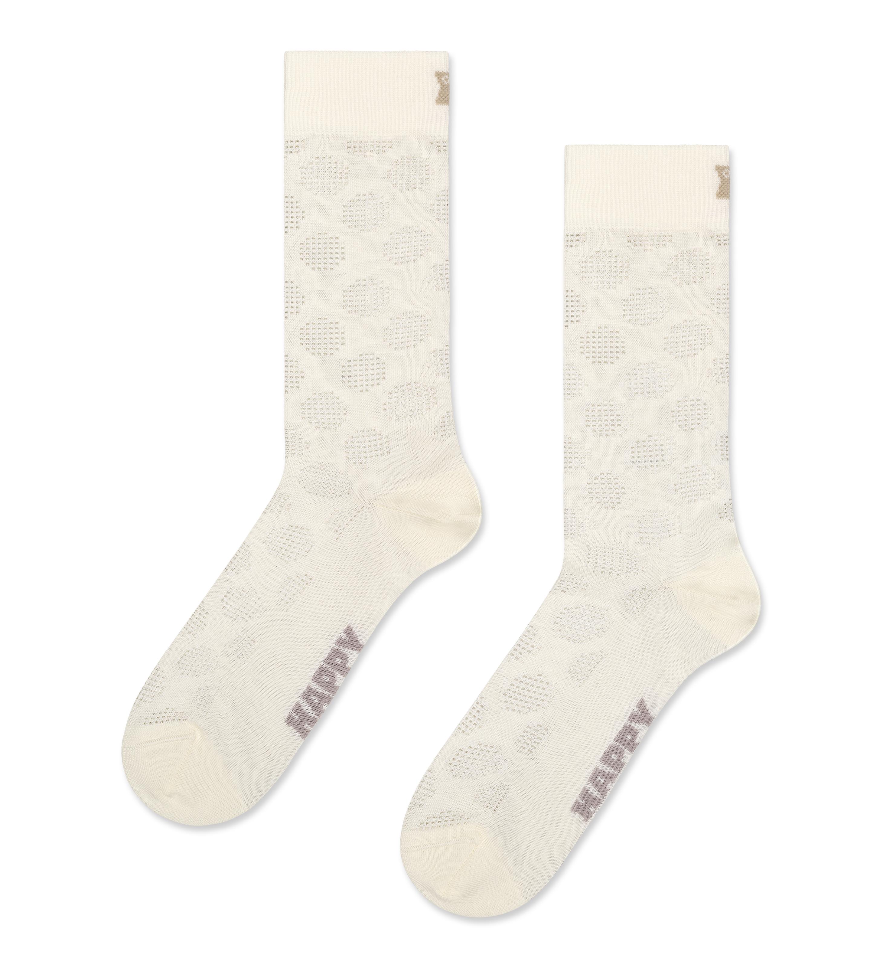 Calcetines HAPPY SOCKS Big Dot Sock - Blanco - Flat_Image