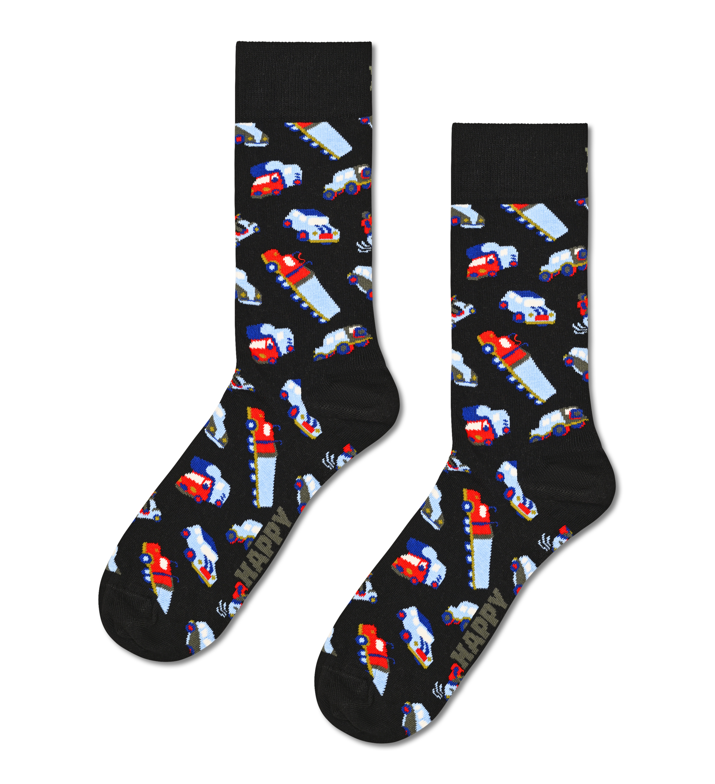 Calcetines HAPPY SOCKS Traffic Jam Sock - Negro - Flat_Image