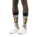 Calcetines HAPPY SOCKS Cat Sock - Negro - Model_Image