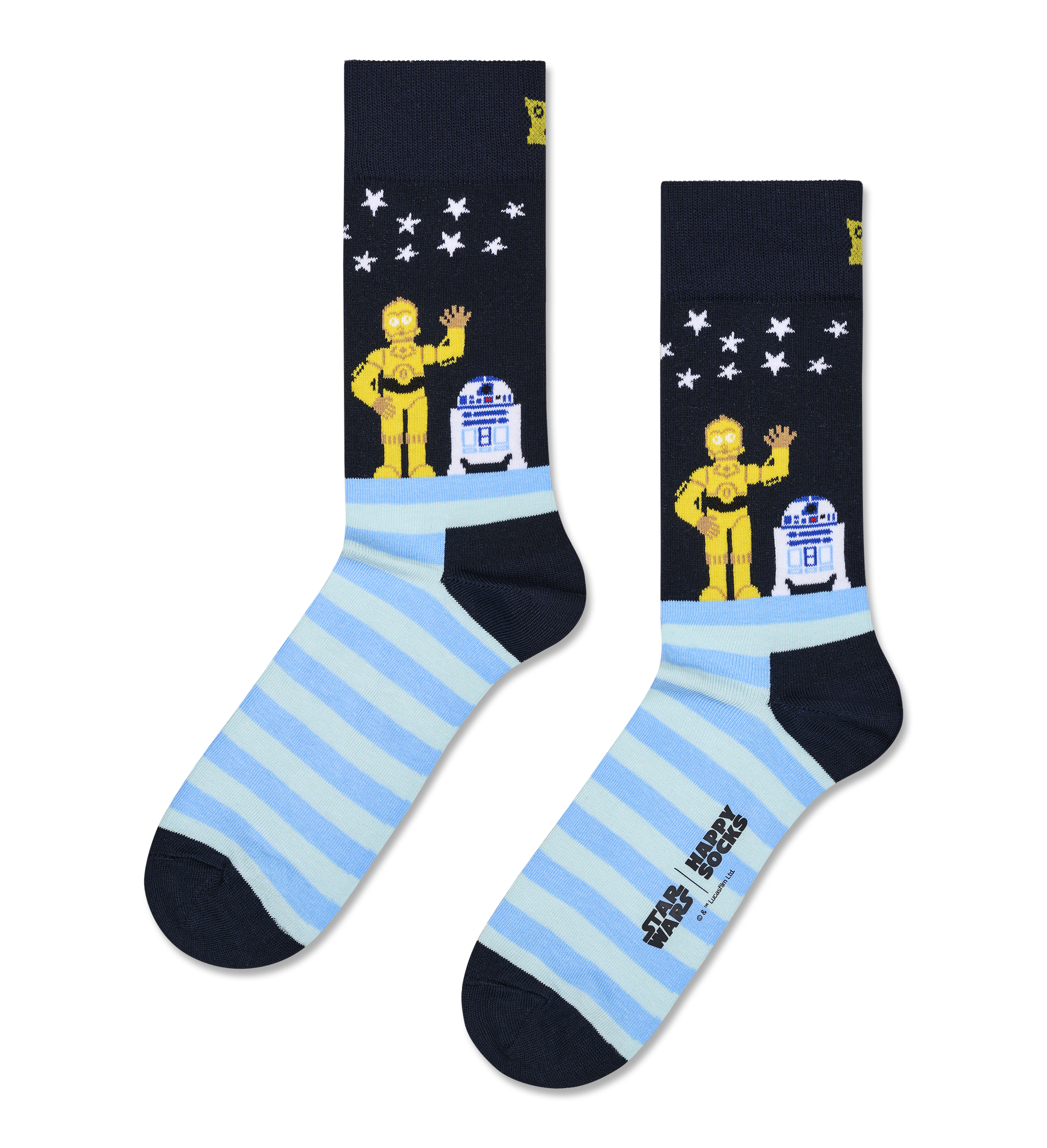Calcetines HAPPY SOCKS STAR WARS™ Droid Friends Sock - Azul - Flat_Image