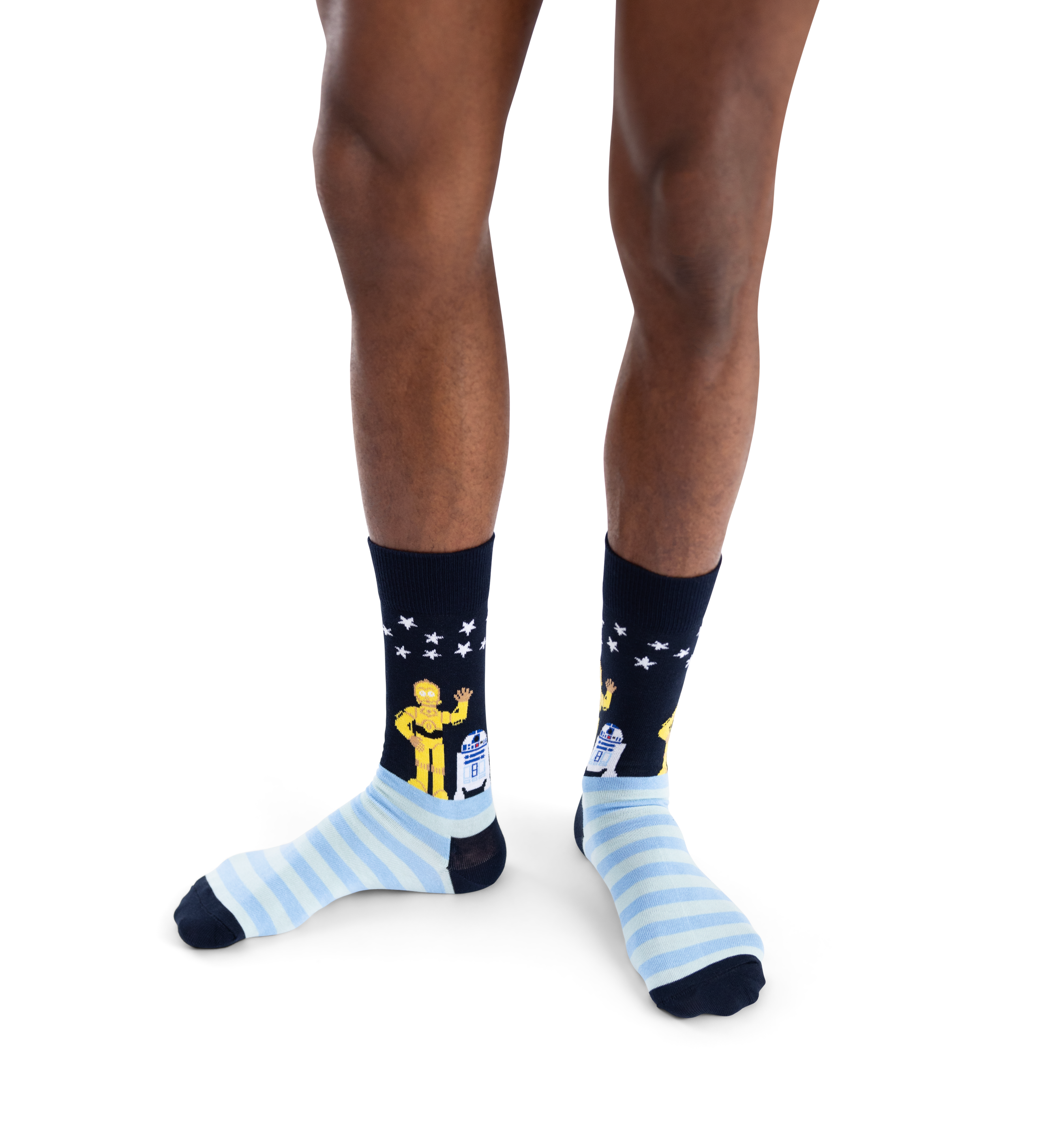 Calcetines HAPPY SOCKS STAR WARS™ Droid Friends Sock - Azul - Model_Image
