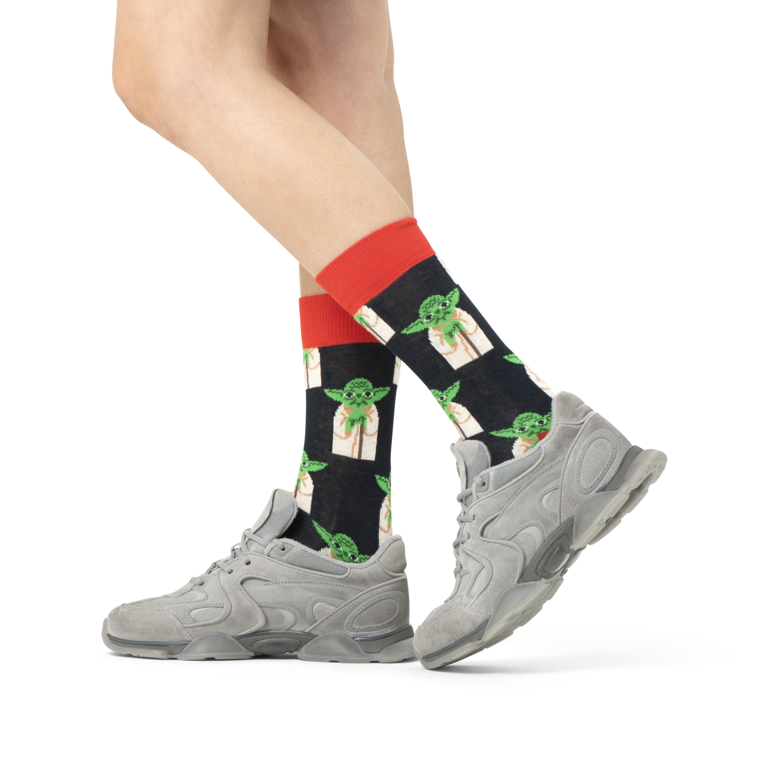 Calcetines HAPPY SOCKS STAR WARS™ Master Yoda Sock - Azul - Alternative_Model_Image