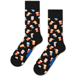 Calcetines HAPPY SOCKS Take Away Latte Sock - Negro - Flat_Image
