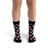 Calcetines HAPPY SOCKS Take Away Latte Sock - Negro - Model_Image