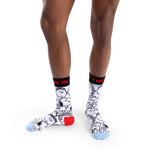Calcetines HAPPY SOCKS Peanuts The In Crowd Sock - Blanco - Model_Image