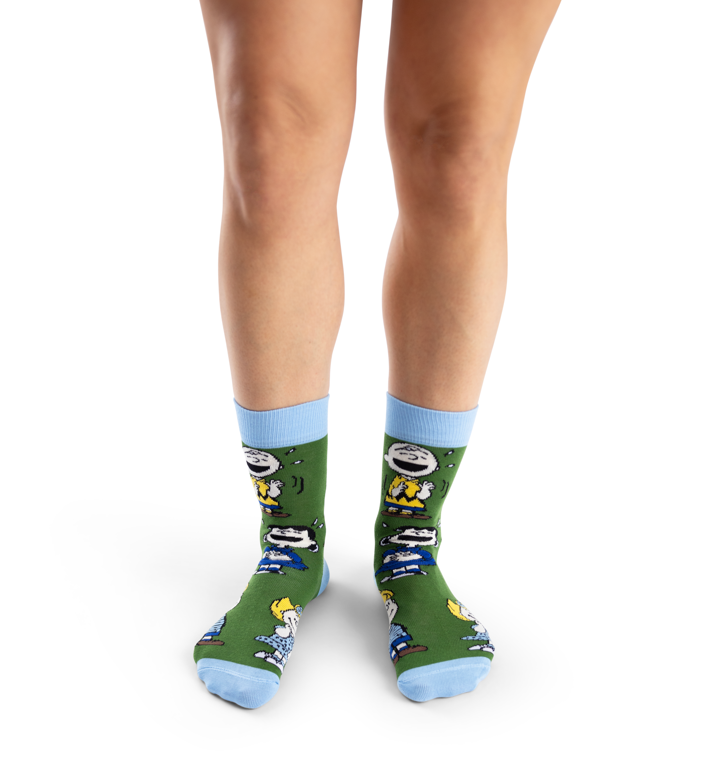 Calcetines HAPPY SOCKS Peanuts Happy Friends Sock - Verde - Model_Image