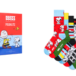 Pack de 6 calcetines HAPPY SOCKS Peanuts 6-Pack Socks Gift Set - Rojo - Gift_Box_with_Socks