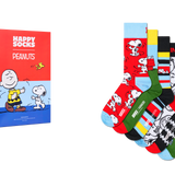Pack de 6 calcetines HAPPY SOCKS Peanuts 6-Pack Socks Gift Set - Rojo - Gift_Box_with_Socks