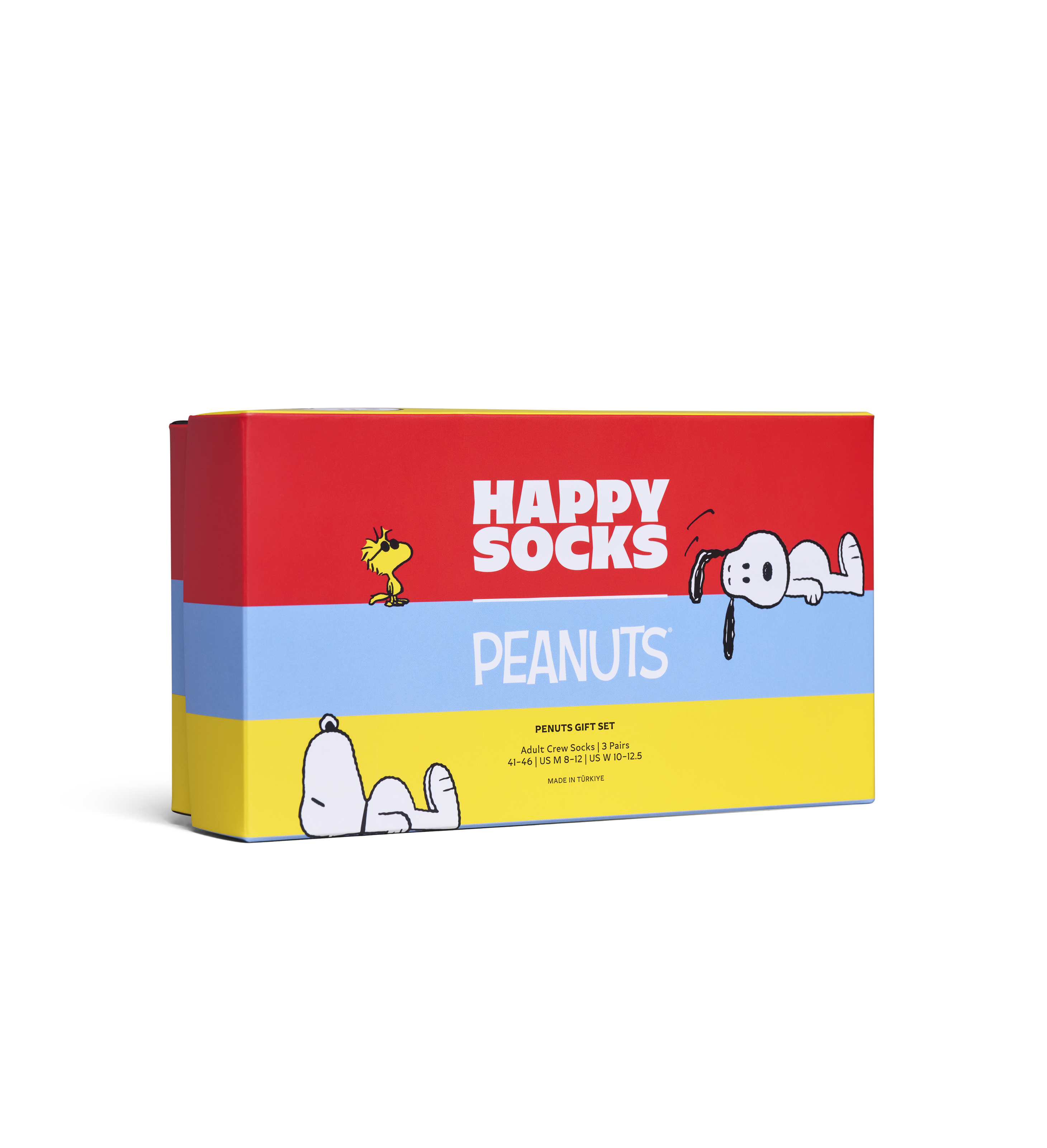 Pack de 3 calcetines HAPPY SOCKS Peanuts 3-Pack Socks Gift Set - Verde - Closed_Box