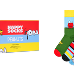 Pack de 3 calcetines HAPPY SOCKS Peanuts 3-Pack Socks Gift Set - Verde - Gift_Box_with_Socks