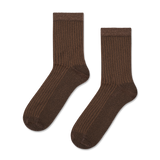 Calcetines HAPPY SOCKS Soft Lurex Short Crew Sock - Marron - Flat_Image