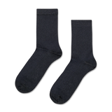 Calcetines HAPPY SOCKS Soft Lurex Short Crew Sock - Negro - Flat_Image