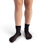 Calcetines HAPPY SOCKS Soft Lurex Short Crew Sock - Negro - Model_Image