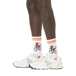 Calcetines HAPPY SOCKS Bike Wolf Sneaker Sock - Blanco - Model_Image