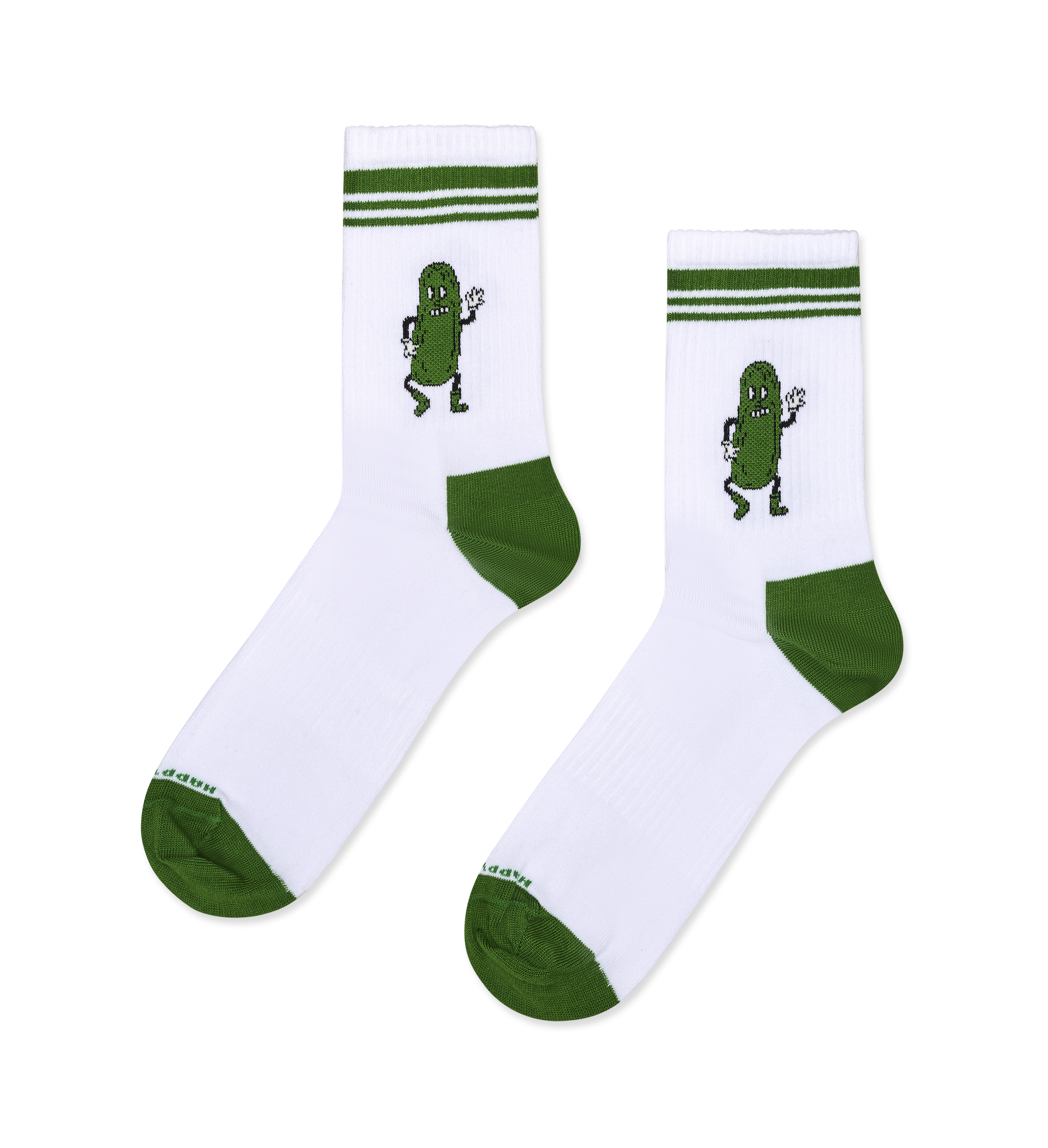 Calcetines HAPPY SOCKS Pickle Sneaker Sock - Blanco - Flat_Image