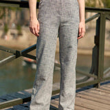 Pantalón LA PETITE ÉTOILE Palmo Vichy Azul