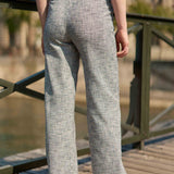 Pantalón LA PETITE ÉTOILE Palmo Vichy Azul