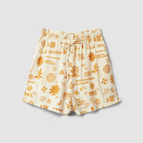 BLUE BANANA Woman Tile Ecru Shorts 
