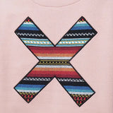 BLUE BANANA – Klassisches Sweatshirt in Pfirsich 