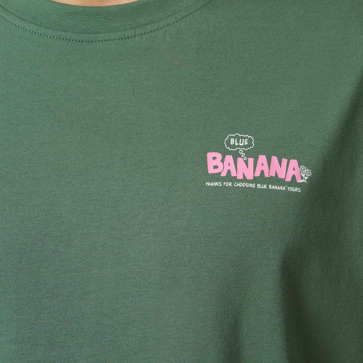 Camiseta Blue Banana Riptide Pine Green