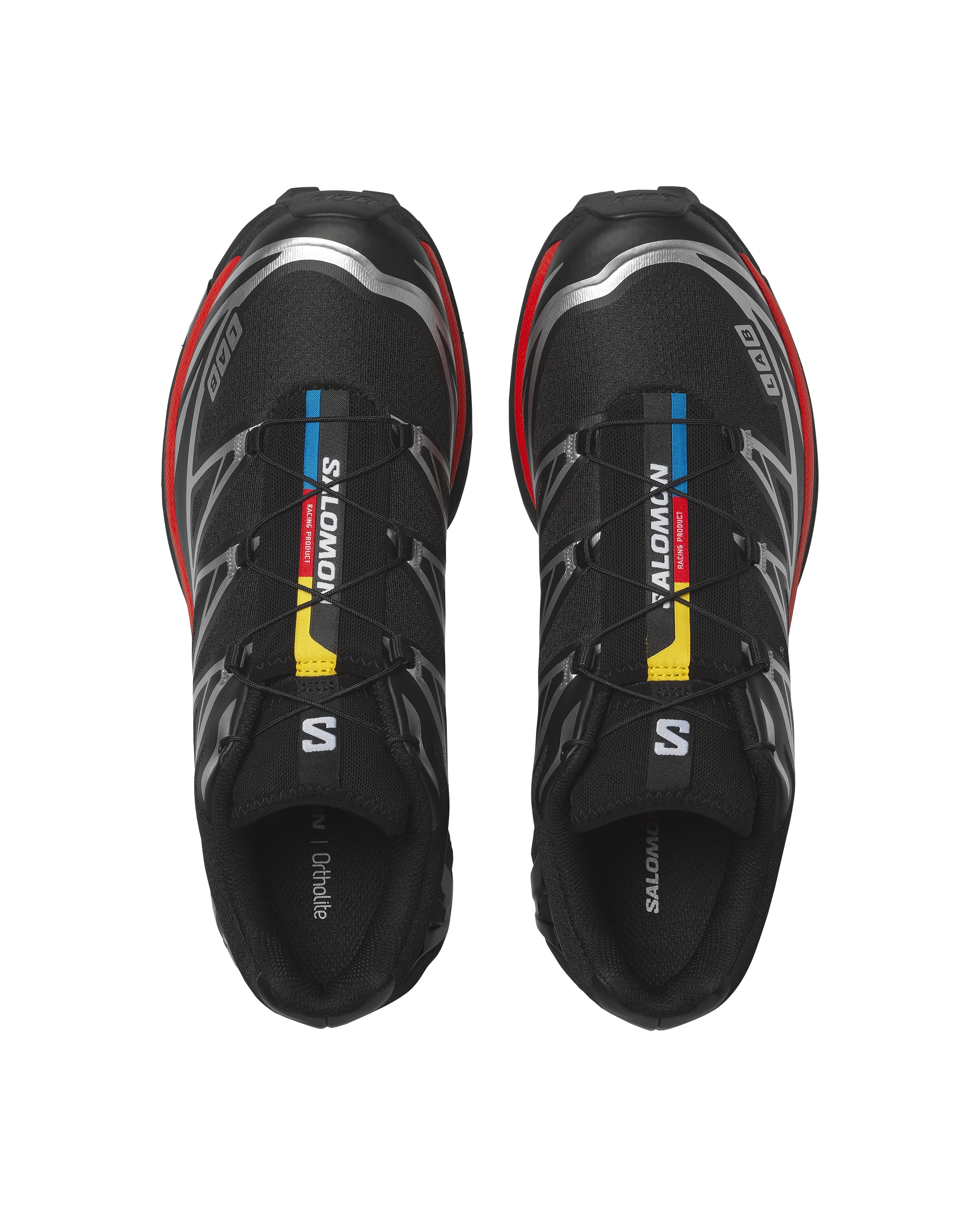 Zapatillas SALOMON XT-6 Black Fiery Red Ftw Silver