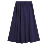 Falda ARMEDANGELS Poplin A-line Midi Tinted Navy
