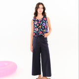 Pantalón BEHULAH Dalia Azul Marino