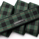 Cinturón ARCADE Plaid Emerald Wine