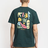 REVOLUTION 1423 FLO Darkgreen T-shirt