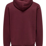 Sudadera ONLY & SONS con Capucha Unicolor Ceres Port Royale
