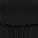 Vestido Largo ONLY Onllumira Black Smock detail
