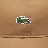 LACOSTE Unisex-Kappe aus Bio-Baumwoll-Twill