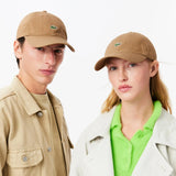 LACOSTE Unisex-Kappe aus Bio-Baumwoll-Twill