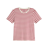 Camiseta ESE O ESE Stripes Ecru Red