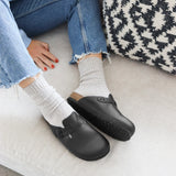 Zuecos GENUINS Riva Oiled Leather Black