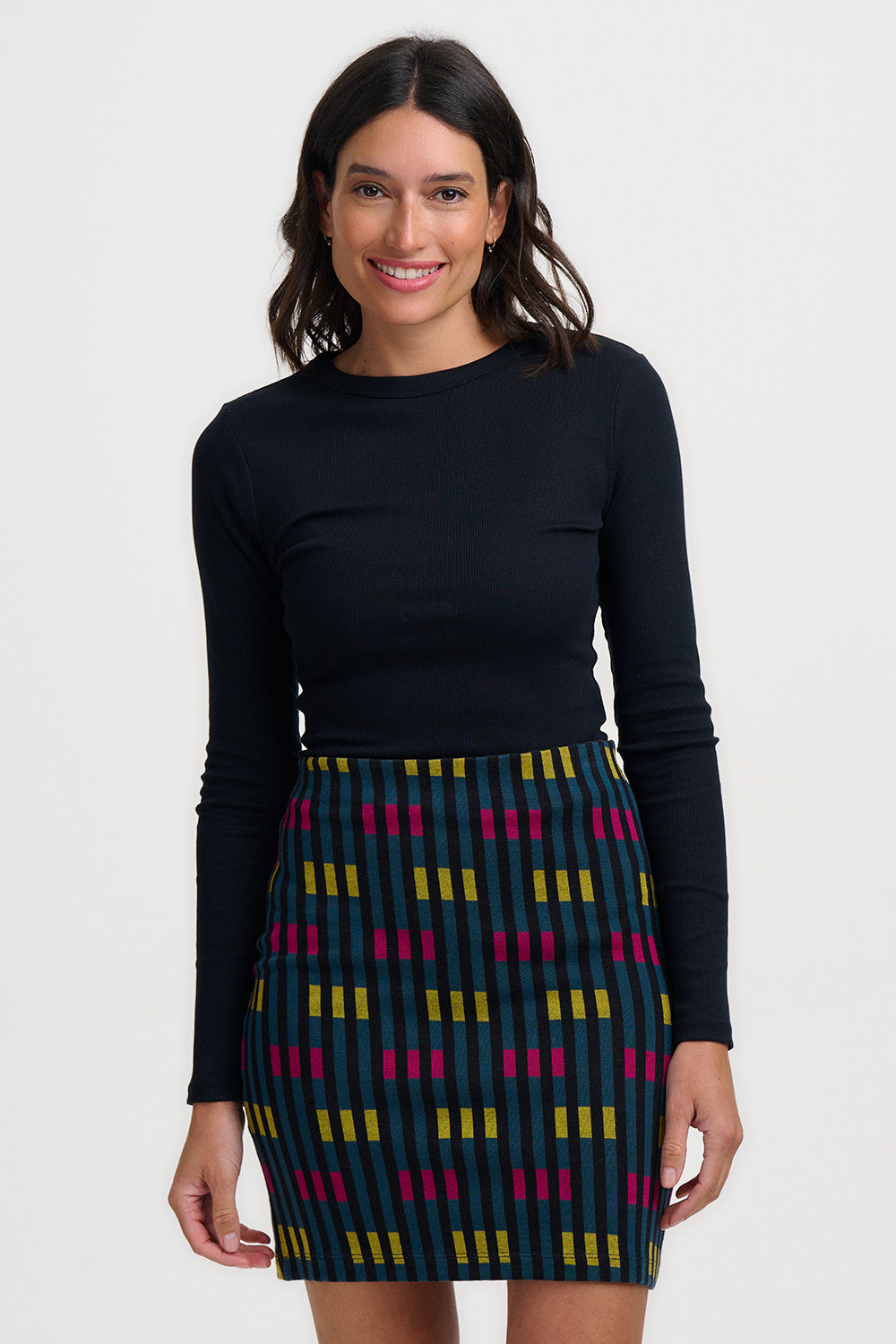 Falda SUGARHILL Litzy Petrol Lights — vista 4
